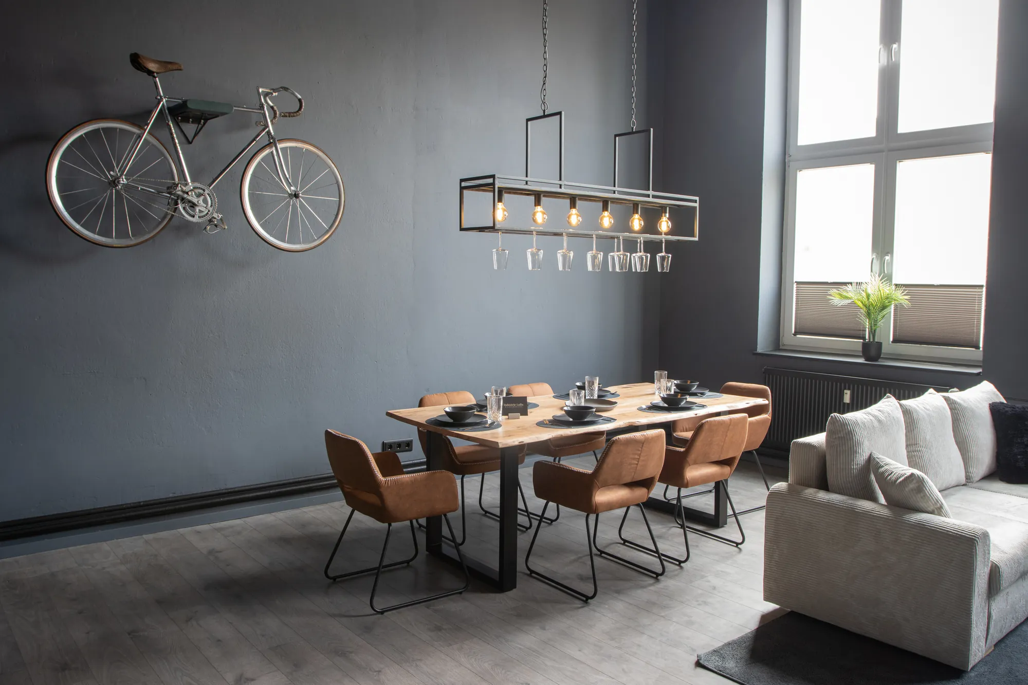 Wohnbereich in einem der Industrie Lofts